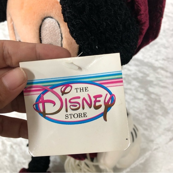 Walt Disney Store Mickey Mouse Christmas Velvet Cape Plush Stuffed Animal 1999 - Picture 8 of 13